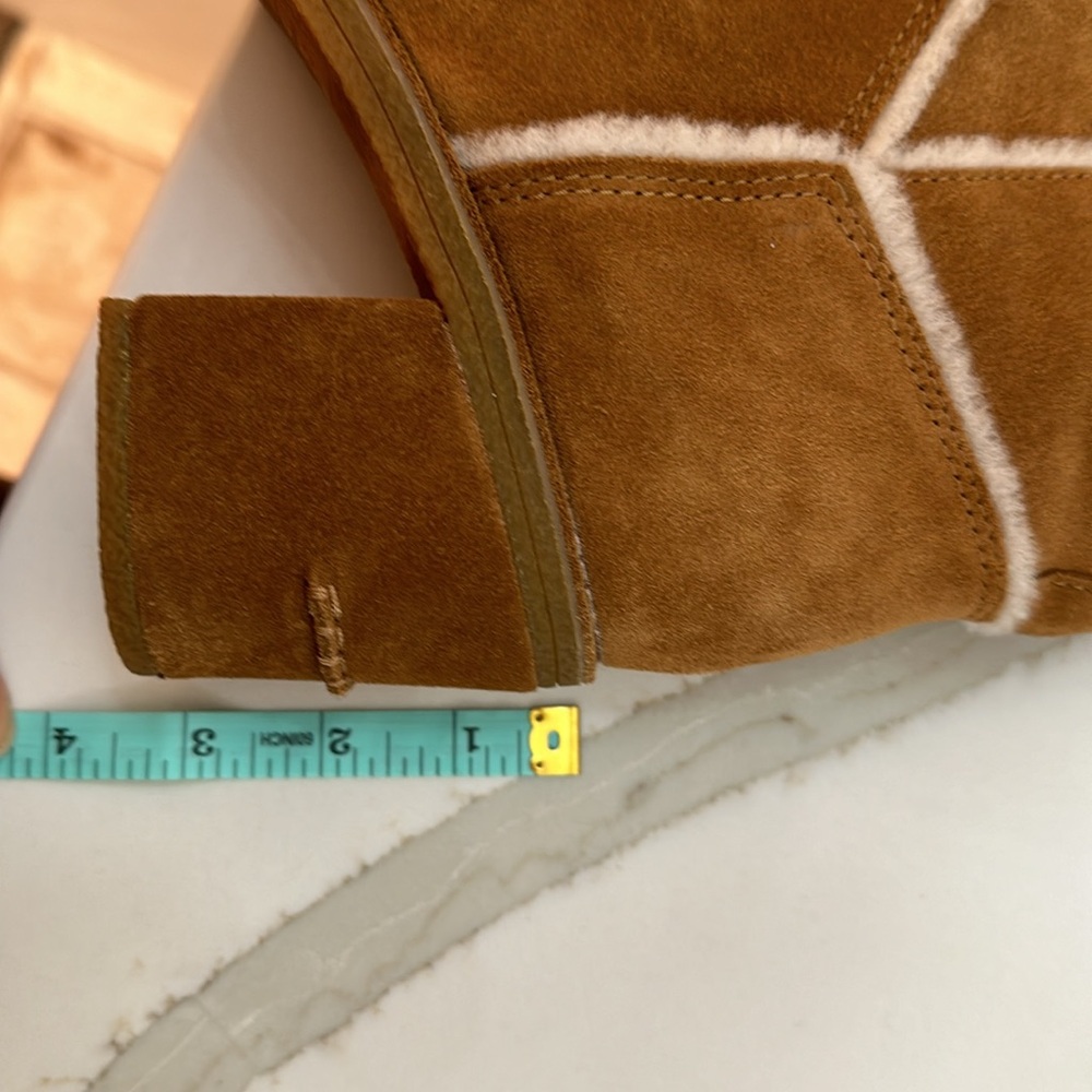 Fully fur lined Honey Tan suede boots by UGG, sz 9.5, never worn. #neutral - Picture 7 of 7